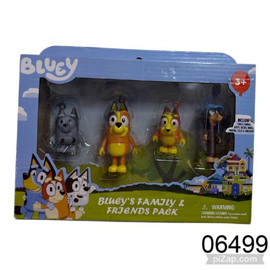 Imagen de MUÑECO BLUEY X4 5.26